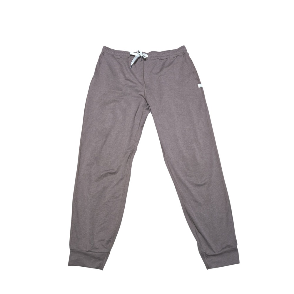 Vuori Performance Jogger Womens Medium Brown Heathered Slim Tapered Sweatpants